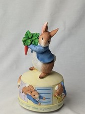 Beatrix Potter Peter Rabbit Revolving Musical Figurine Box