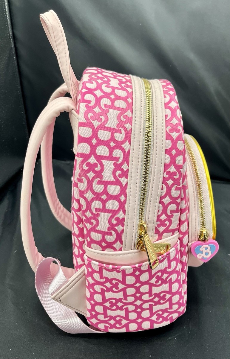 barbie: the movie logo mini backpack Loungefly Barbie The Movie Logo Mini Backpack Brand Used