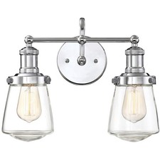 Designers Fountain 69502-CH Taylor 2 Light 15 inch Chrome Bath Bar Wall Light