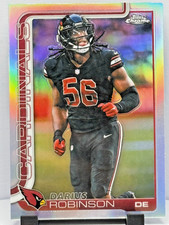 2025 Topps Chrome Football Darius Robinson #9 Refractor Arizona Cardinals