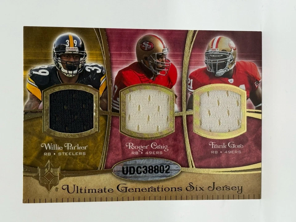 2008 Ultimate Collection Generations Six /20 Parker/Craig/Gore/Westbrook/Jones + - Image 2 of 4