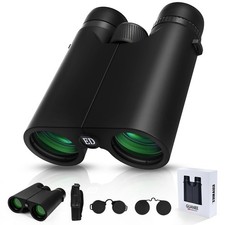 10x42 Binoculars for Adults High Powered Compact Binoculars with Low Light Ni...