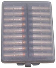 MTM 18 Rounds 38 Cal Case-Gard Ammo Wallet (Clear Smoke)