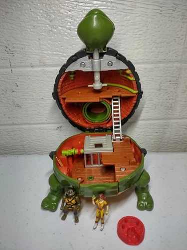 Vintage 1994 Teenage Mutant Ninja Turtle Mini Mutants Leonardo's Micro Playset