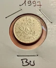 **FRANCE- 1/2 Franc SEMEUSE 1997 BU (15 000 ex.)- sealed BU boxes**