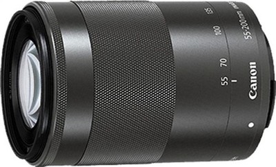 Canon EF-M 55-200mm f/4.5-6.3 IS STM schwarz Fotografie Objektiv Kamera Objektiv