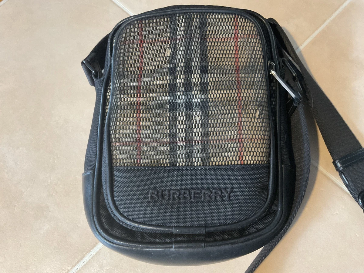Burberry Leather Black Bags for Men for sale | eBay