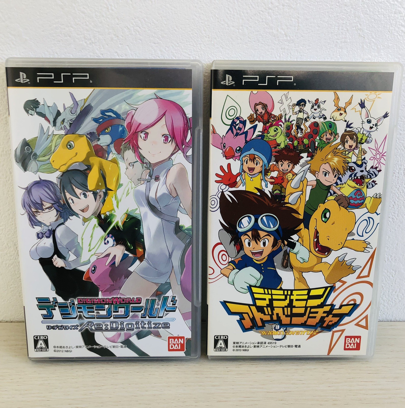 PSP Digimon Adventure & World Re Digitize Limited Card set of 2 Japanese