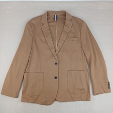 Paul Jones 2XL Mens Sweater Blazer Sport Coat Brown 46R 23x29 Unstructured