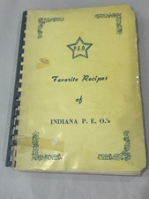 Favorite Recipes Of Indiana P.E.O. Kitchen Cookbook Kokomo Indiana IN
