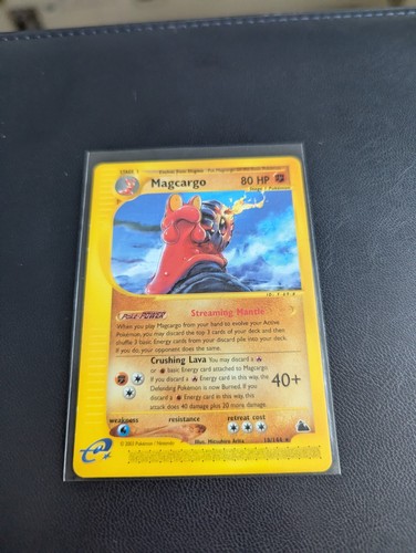 Magcargo Pokemon TCG 18/144 Skyridge 2003 Card Great Condition