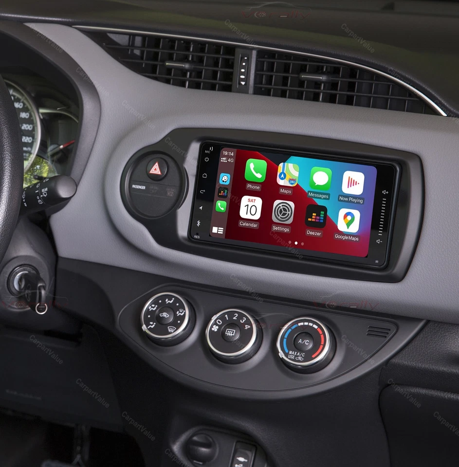 For TOYOTA YARIS 2012–2019 Wireless Apple CarPlay Android 15 Radio Stereo GPS - Image 4 of 4