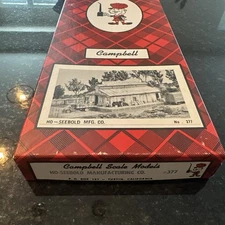 Campbell scale Models HO #377 Seebold Manufacturing Co. Complete in Box