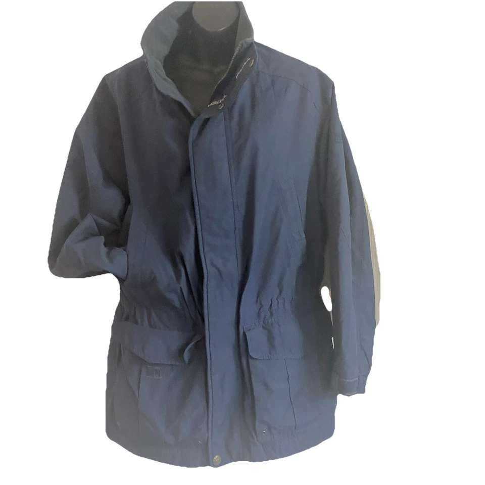 Chaqueta Pacific Trail De Colección Para Hombres M Negra Con Capucha Pesada Invierno Esquí Forrada de Vellón Foto 2 de 4