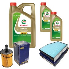INSPEKTIONSKIT FILTER CASTROL 7L ÖL 5W30 für VW Passat Variant 3C5 2.0 TDI 16V