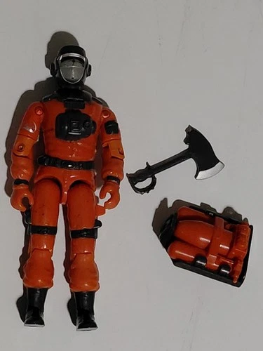 Vintage GI JOE 1985 BARBECUE HASBRO ARAH w Accessories