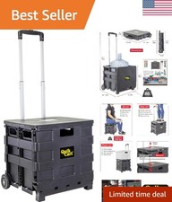 Quik Cart Sport Cassa Pieghevole con Ruote per Insegnanti Tote Basket...