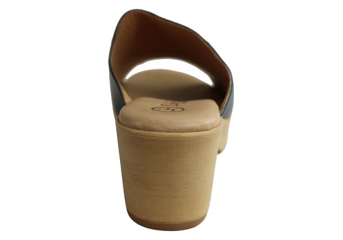 Lola Canales Trinity Womens Spanish Comfortable Leather Slide Sandals - Picture 11 of 17