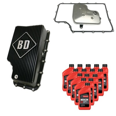 6R140 Transmission Service Kit & BD Diesel Deep Pan For 11-19 Ford F-250/F-350