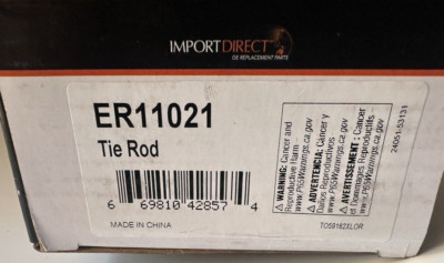 Import Direct Chassis steering Tie Rod End - ER11021 High Strength Steel Polymer