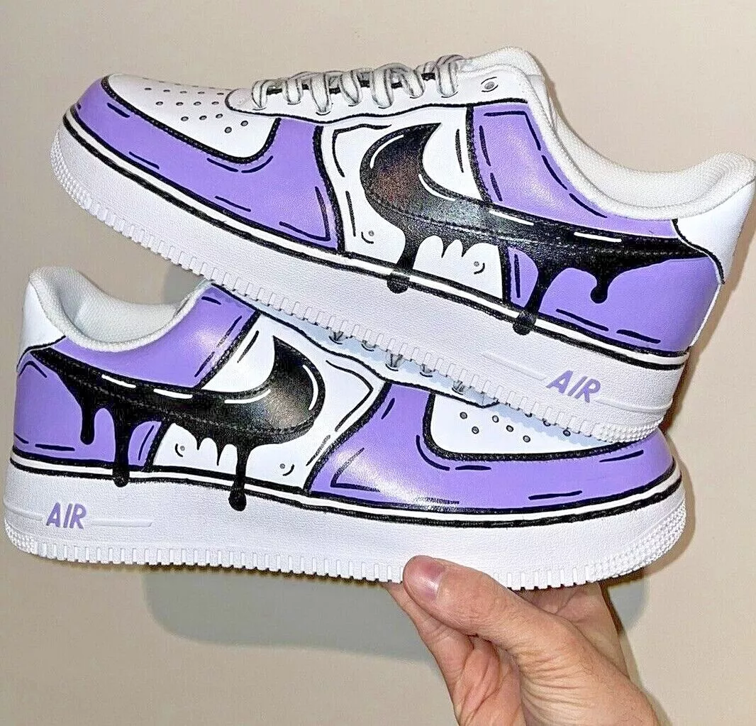 Unique Custom Louis Vuitton Air Force 1 Shoes  Hand-Painted, Long Wear,  Free Shipping Global