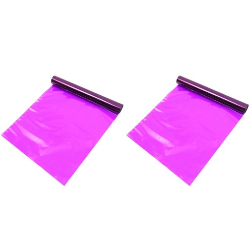 2 Count Wrapping Paper Iridescent Film Colored Cellophane Gift Party