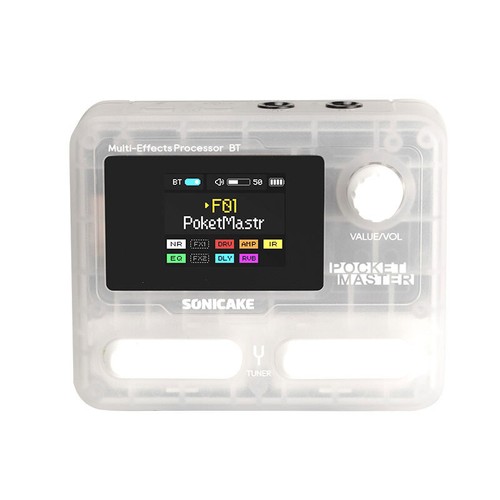 Sonicake Pocket Master Guitar Comprehensive Multi-Effects Processor Bluetooth y2 - Picture 3 of 6