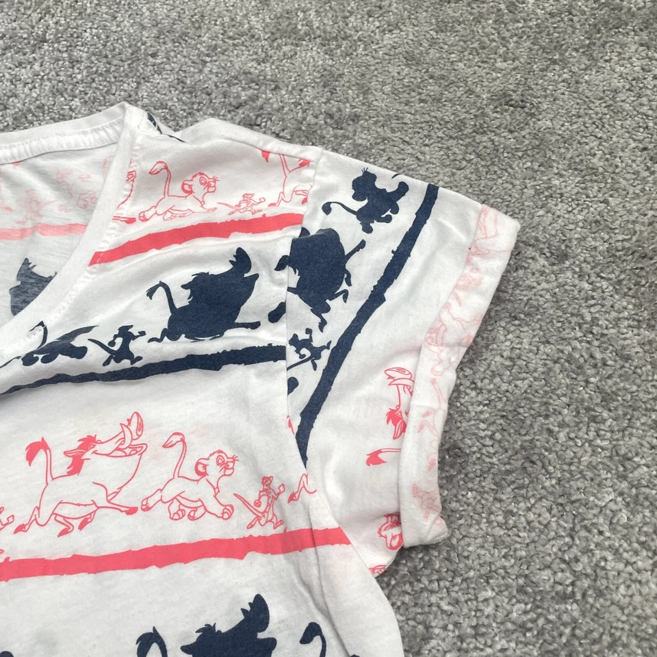 Disney Lion King Graphic T-Shirt Kids Boys Multicolor Rolled Sleeve Casual Tee - Image 3 of 4