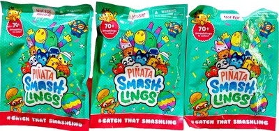 Chuck E Cheese Rare Pinata Smash Lings Party Fun 3 Piece Collectors New 2023