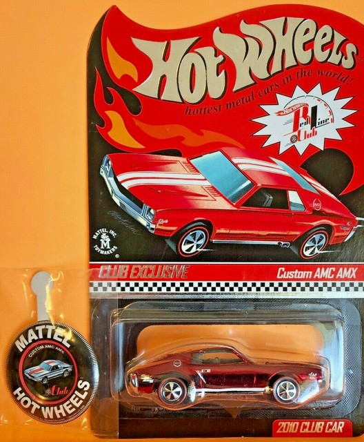 Hot Wheels RLC 2010 Exclusive Club Car CUSTOM AMC AMX RED ...