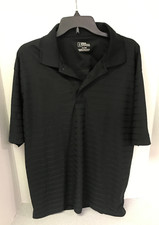 PGA Tour Golf Shirt, 3 Button Polo Style Shirt Black Mens Size XL NWOT!