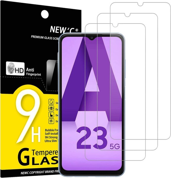 Panzer Schutzglas Samsung Galaxy A23 4G 5G 3Er Set 9H Ultra-Klar Displayfolie-image