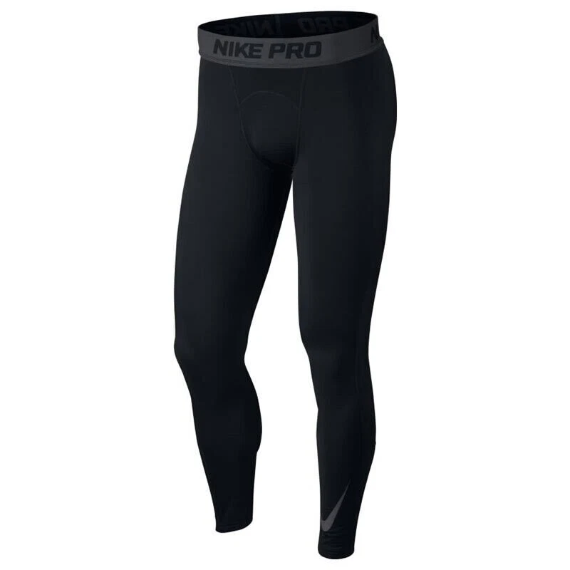 Nike Men's Pro Therma Compression Tights Black 929711-110 Size