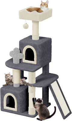 Kratzbaum Kratzbaum großer mehrstöckiger Kletterturm Activity Center 131 cm