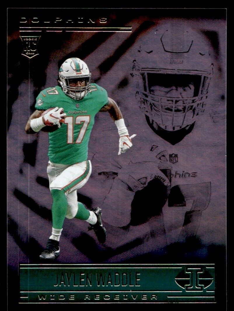 2021 Panini Illusions Jaylen Waddle Rookie A22 Miami Dolphins #66