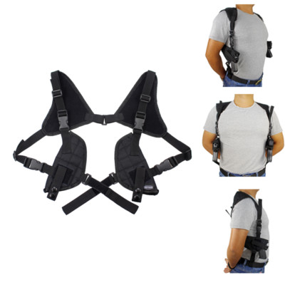 Tactical Double Draw Shoulder Holster for 1911 5"Full Size Glock 19/23/25/29/45 Tactical Double Draw Shoulder Holster for 1911 5"Full Size Glock 19/23/25/29/45
