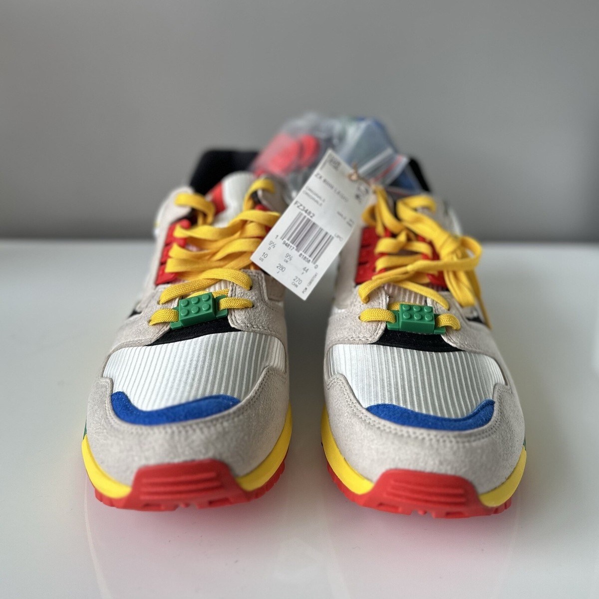 Adidas ZX 8000 LEGO Men Size US10 limited edition shoes FZ3482