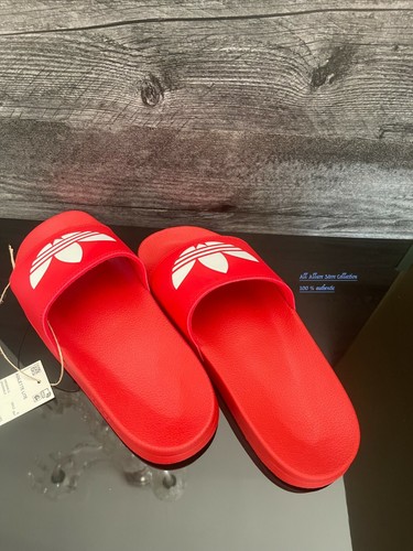 Adidas Adilette Lite Slide Red \u0026 White 