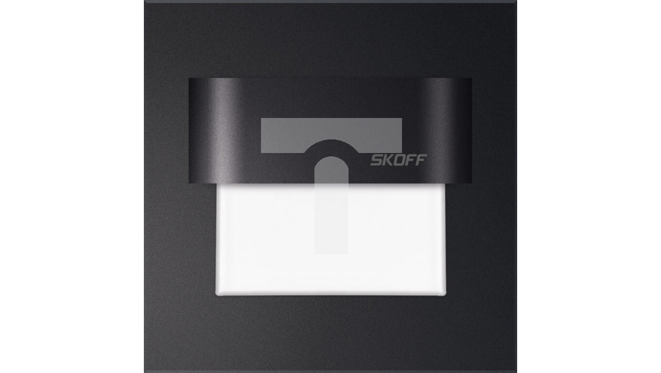 LED luminaire TANGO LED Light 230V AC 0.8W IP20 3000K warm white black ma /T2UK