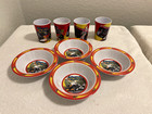 Kellogg's Cereal Promo Bugs Bunny Daffy Duck Orange Breakfast Cups Bowls Set — photo 2