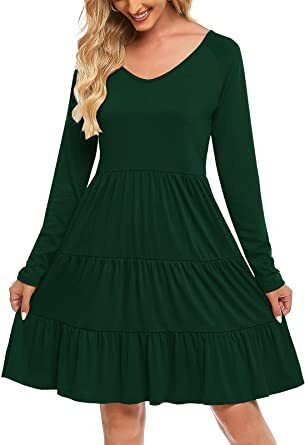 Lyrur Womens Fall Dress Wedding Guest 