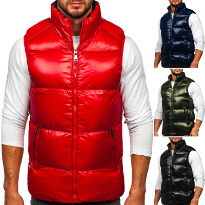 Steppweste Bodywarmer Jacke Weste Zip Ärmellos Sport Übergangs Herren BOLF Basic