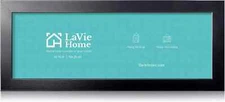 4x10 Picture Frame Black, Panoramic Picture Frame for Wall Decoration, Classic B
