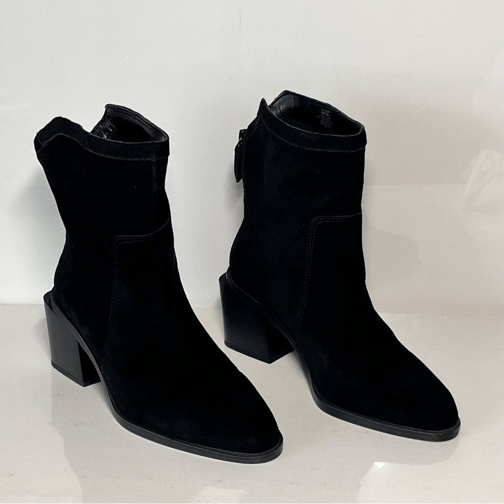 Vince Camuto Kortimy Water-Repellent Suede Mid-Shaft Boots  display picture 2