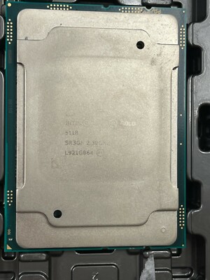 Matching pair (2pcs) of Intel Xeon Gold 5118 - 2.3 GHz 12-Core SR3GF Processor