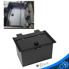 For 2019-2023 Chevy Silverado GMC Sierra Center Console Safe Storage Box W/Lock