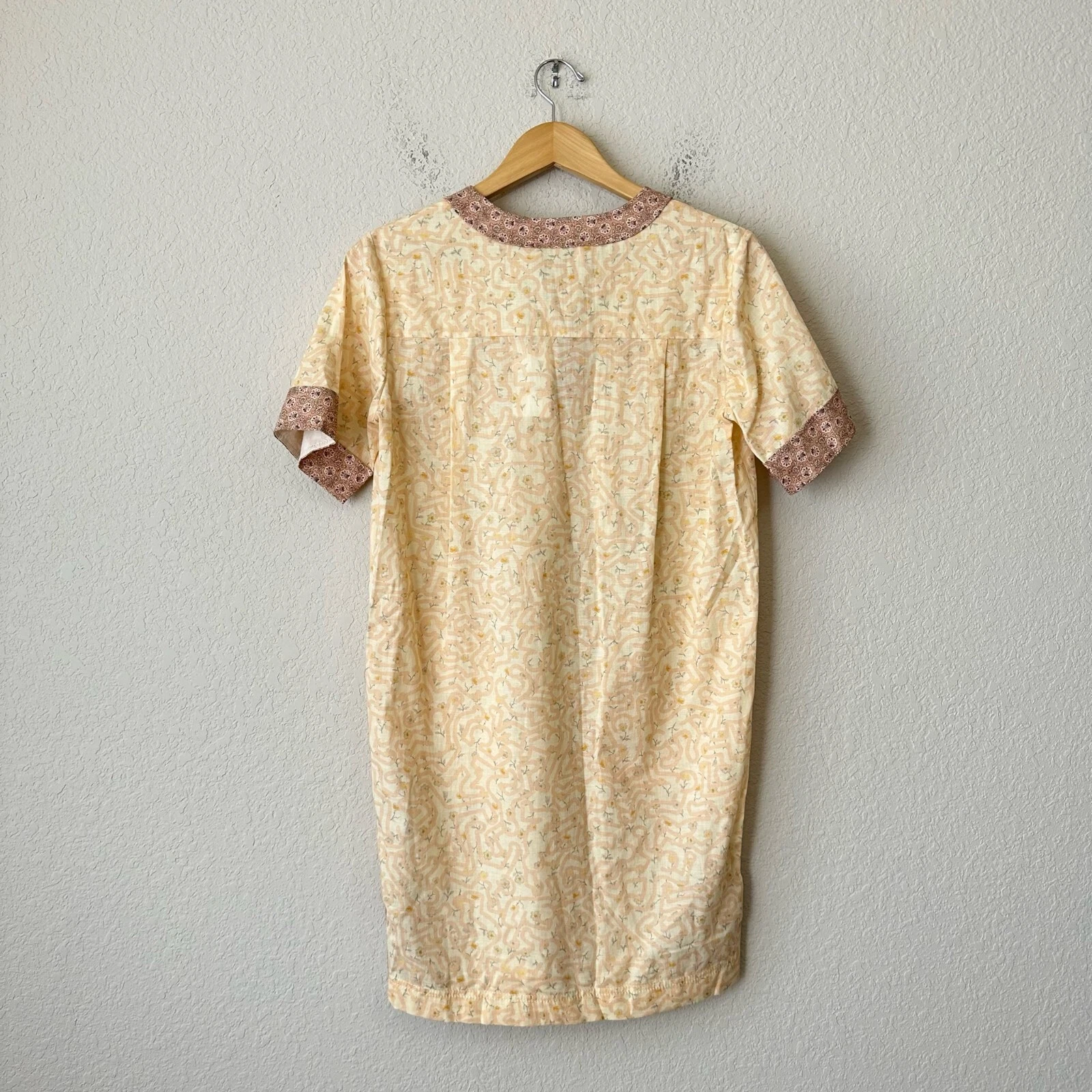 Abito T Shirt Trapuntato Coach x Keith Haring Donna Tg 2 Multi Patchwork Lino Nuovo con etichette