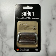 AUTHENTIC Braun Replacement Shaver Head 92S Silver-Compatible w/ Braun Series 9