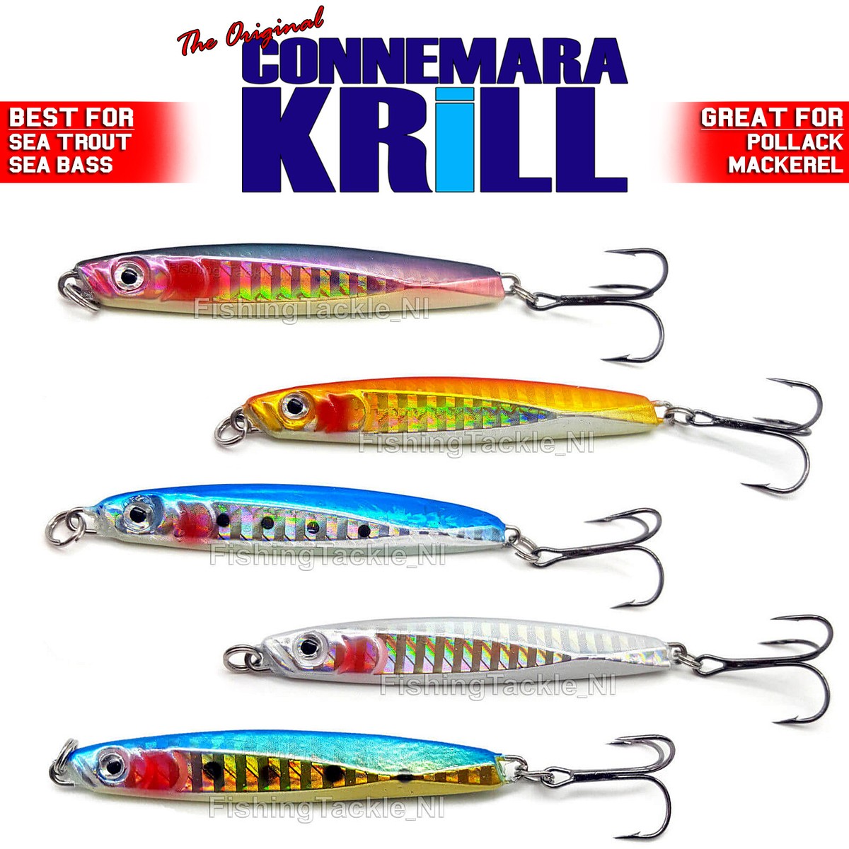 assorted ice fishing lures Tooth Shield Tackle Tungsten Ice Fishing Jigs 9 Pack Panfish Jigs main image 0