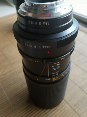 Asanuma 70-220mm F3.5 Minolta Non-AI Mount Macro Zoom Lens with